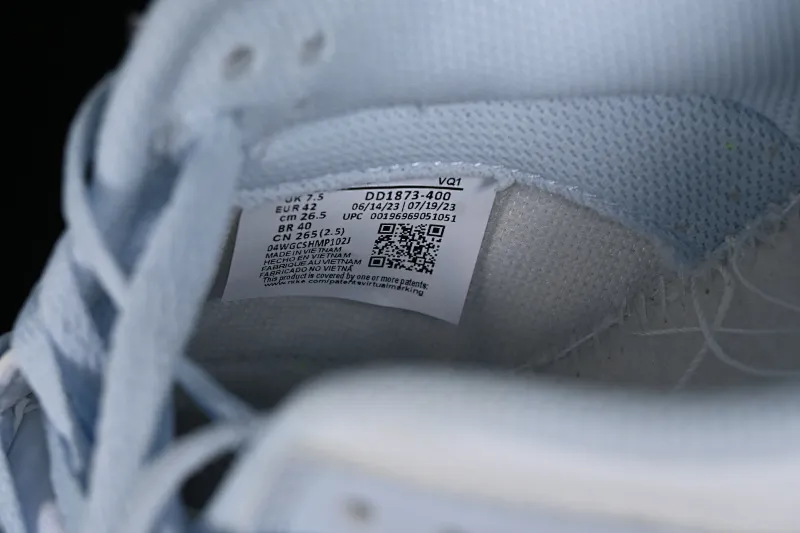 All categories Nk SB Dunk series Nk SB Dunk Low low-top sneakers Nk Dunk Low "Blue Tint" small fresh blue SB low-top casual sneakers DD1873-400